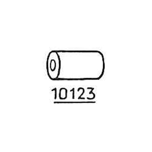 10123 - Gummibøsning 14 x 30 x 54 mm -oo-