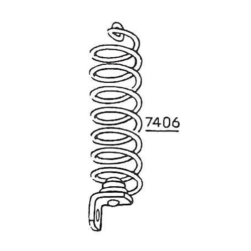 7406 - Sadelfjeder 5,5 mm