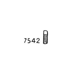 7542 - Pindbolt 31 mm 6 mm møtrik