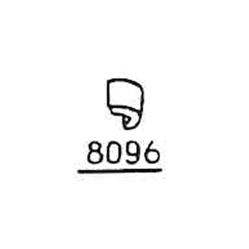 8096 Ventil lås Halv part