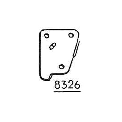 8326 - Stativplade højre