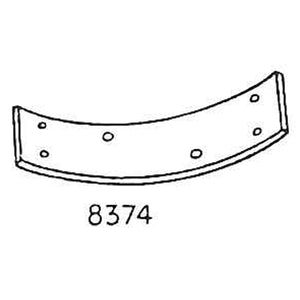 8374-1 Bremse Belægning. Overstørrelse 5,5mm.