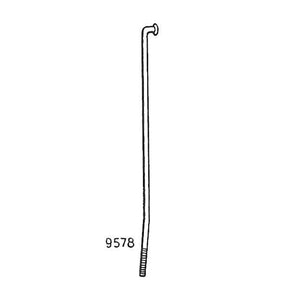 9578 - Eger 190 x 3,6 mm bukket. Galvaniseret