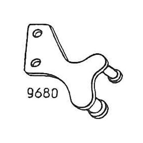9680 - Konsoldplade m/tap h.
