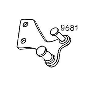 9681 - Konsoldplade m/tap v.