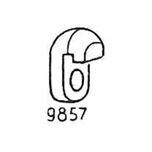 9857 - Stopklods